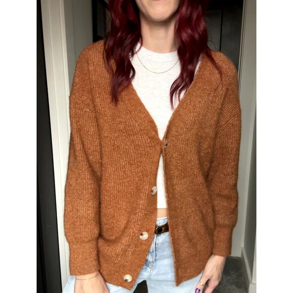 Burnt Orange Cardigan - Picture 1 of 3